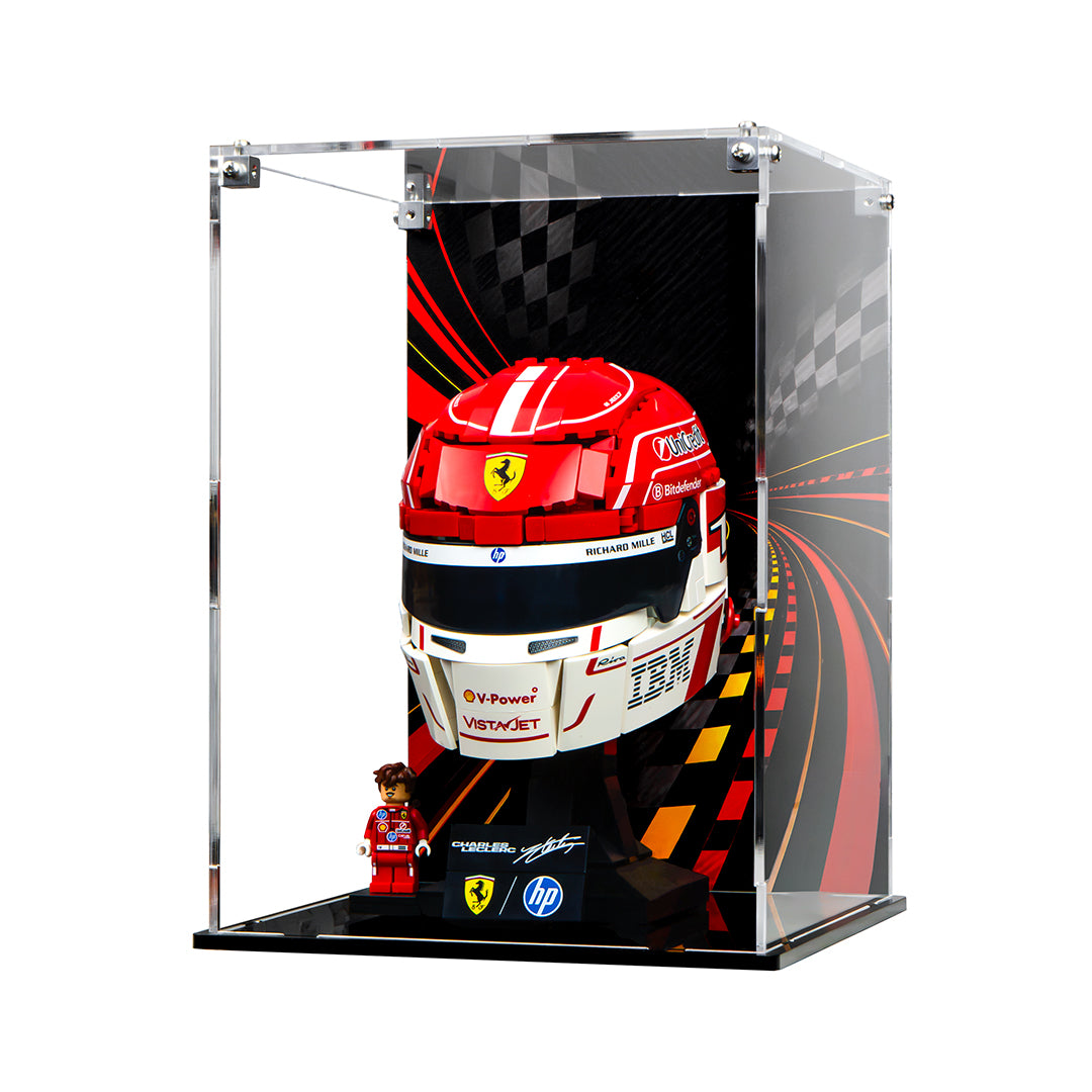 Protector Apilable para LEGO® Editions: Casco Ferrari - Charles Leclerc (43014)