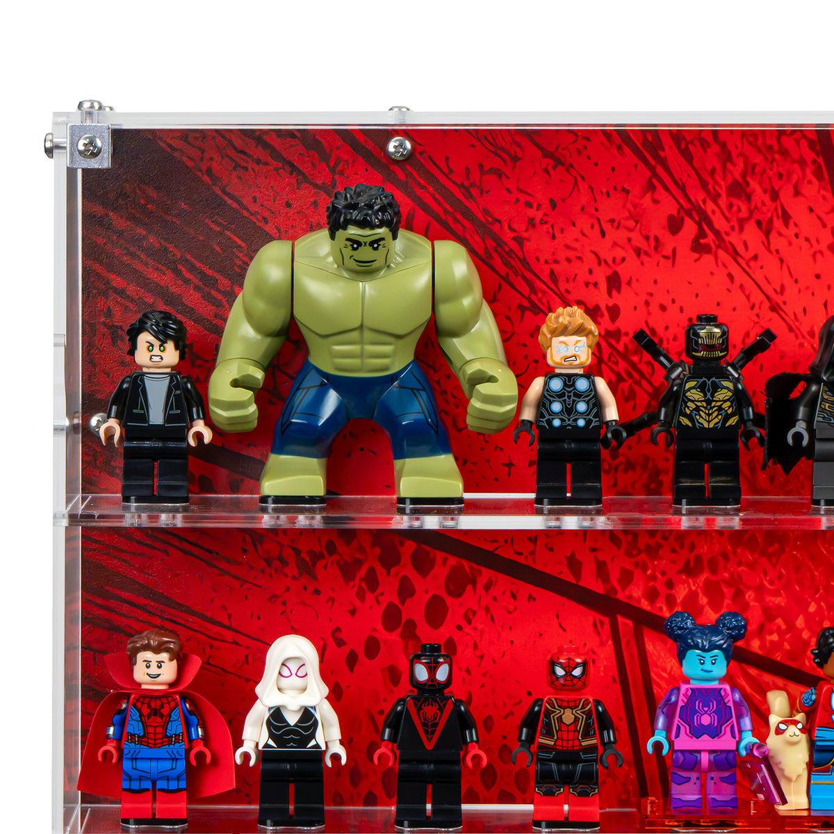 Vitrina para 100 MiniFiguras y para set LEGO® MARVEL LOGO (76313)