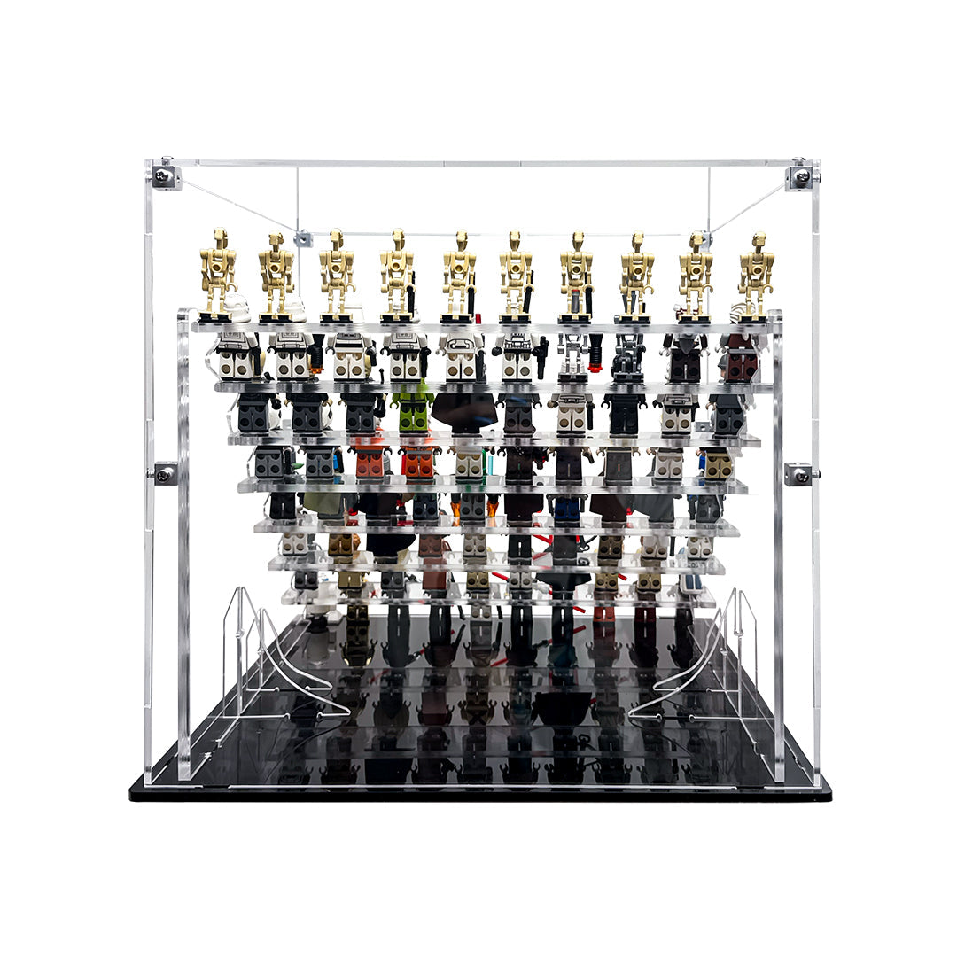 Grada con Protector para MiniFiguras™ (8 pisos - 80 figuras)