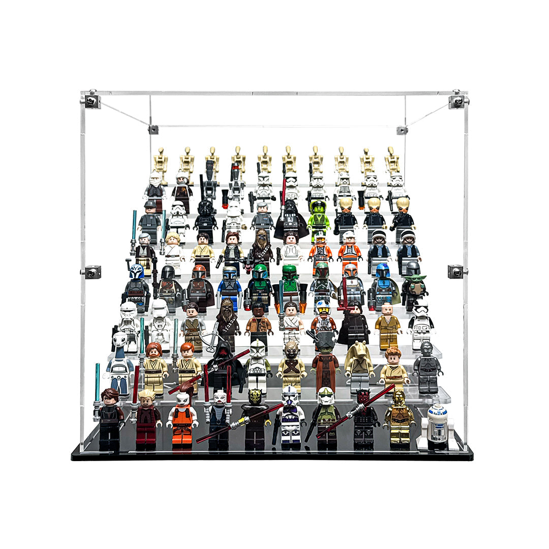 Grada con Protector para MiniFiguras™ (8 pisos - 80 figuras)