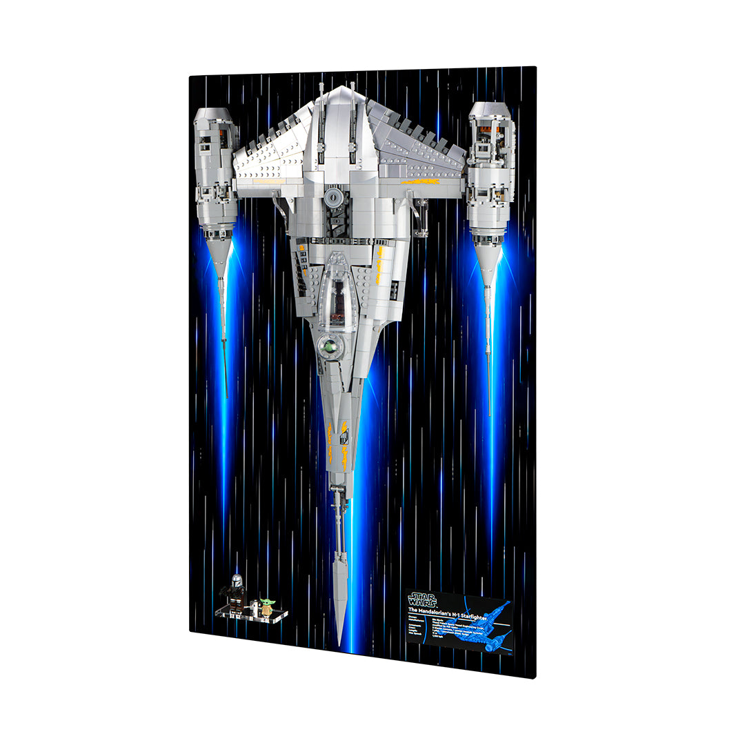 Exhibidor de Pared para LEGO®: The Mandalorian's N1 Starfighter (75442)