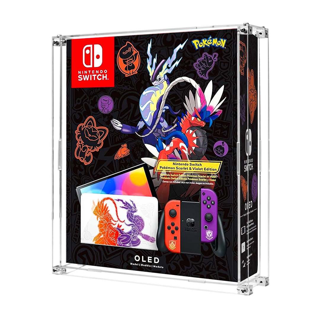 Protector Acrílico UV para caja de consola de Nintendo Switch™ OLED Pokemon™ Scarlet / Violet Edition