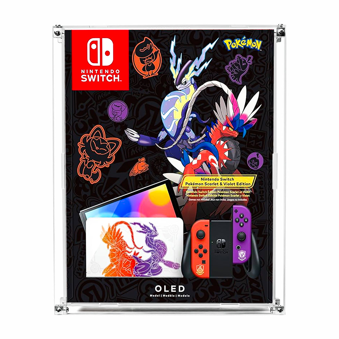 Protector Acrílico UV para caja de consola de Nintendo Switch™ OLED Pokemon™ Scarlet / Violet Edition