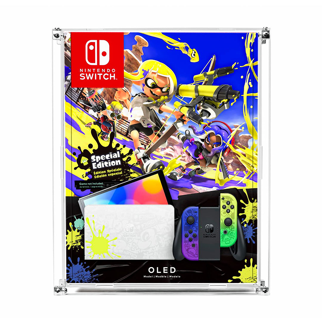 Protector Acrílico UV para caja de consola de Nintendo® Switch™ OLED Splatoon 3 Edition