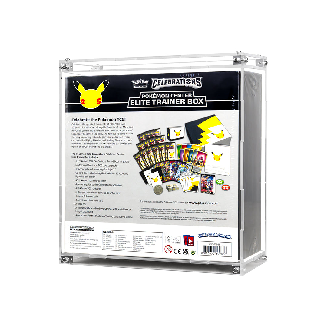 Protector para Celebrations - Pokémon Center Elite Trainer Box - Pokémon TCG