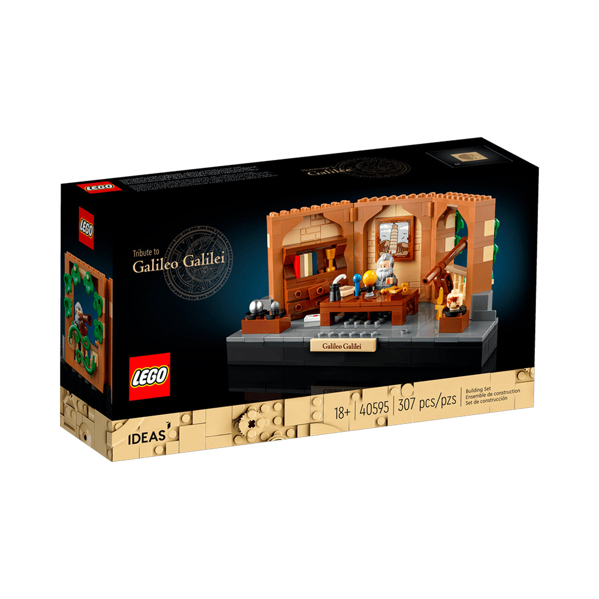 Homenaje a Galileo Galilei de LEGO® (40595) (Abierto)