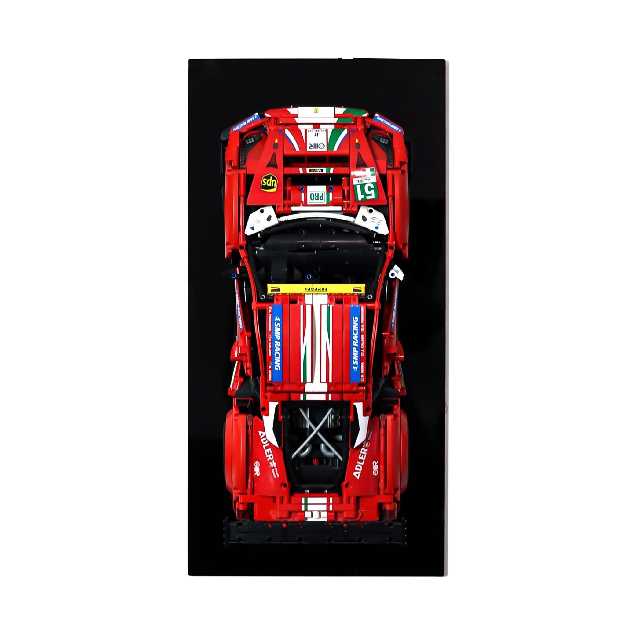 Exhibidor de Pared para Ferrari 488 GTE (42125)-acrilico-exhibidor-caja-case-Decolecto