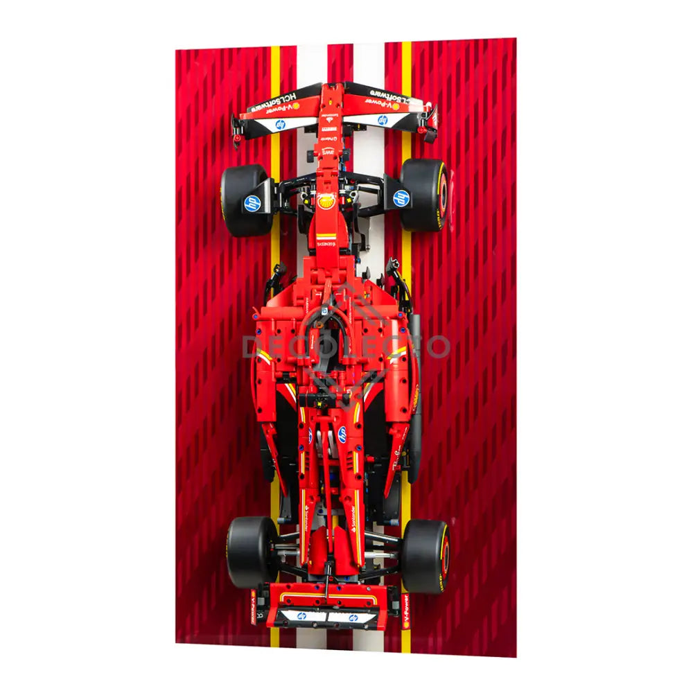 Exhibidor de Pared para Ferrari SF-24 F1 (42207) Impresión UV Exhibidor de Pared