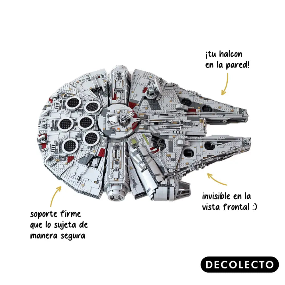 Exhibidor de Pared para Millennium Falcon™ (75192) (UCS) Exhibidor de Pared