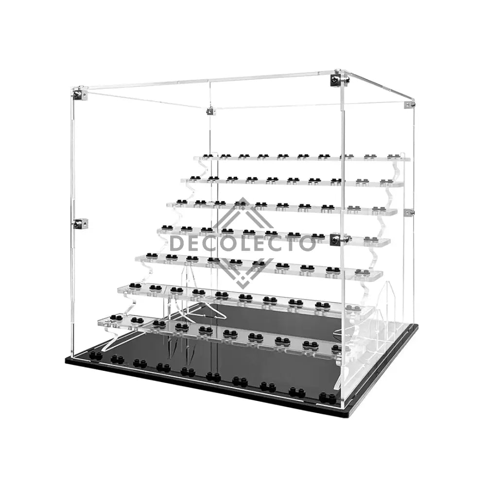 Grada con Protector para MiniFiguras™ (8 pisos - 80 figuras) Display Exhibidor Acrílico