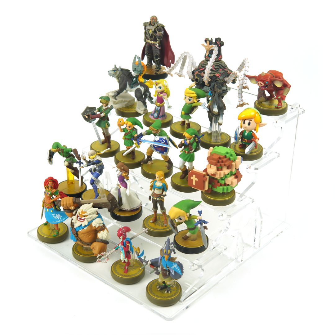 Grada para Amiibo™ de 5 Pisos-acrilico-exhibidor-caja-case-Decolecto