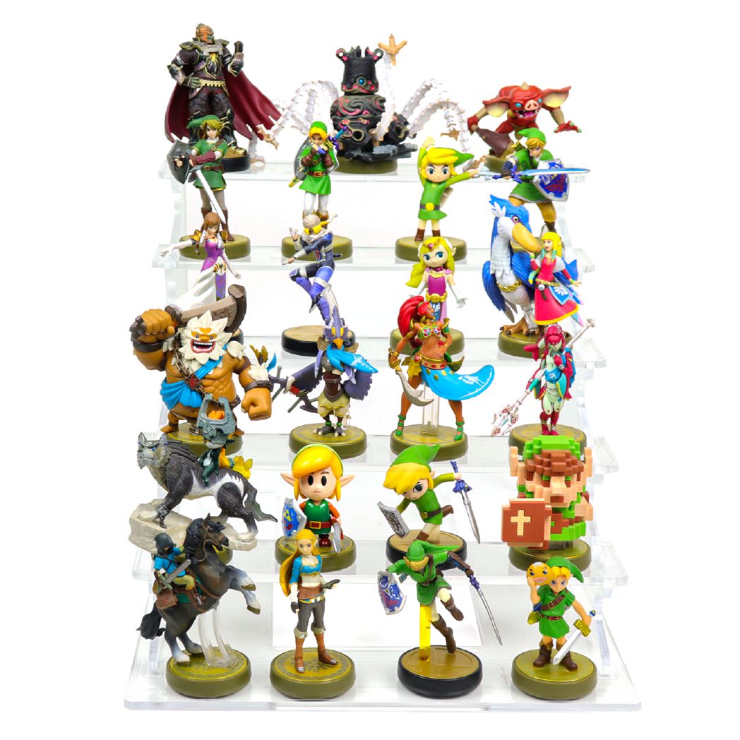 Grada para Amiibo™ de 6 Pisos-acrilico-exhibidor-caja-case-Decolecto
