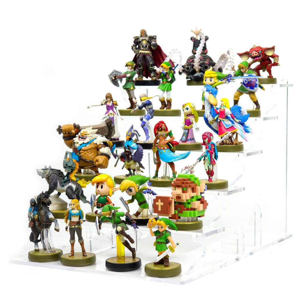 Grada para Amiibo™ de 6 Pisos-acrilico-exhibidor-caja-case-Decolecto