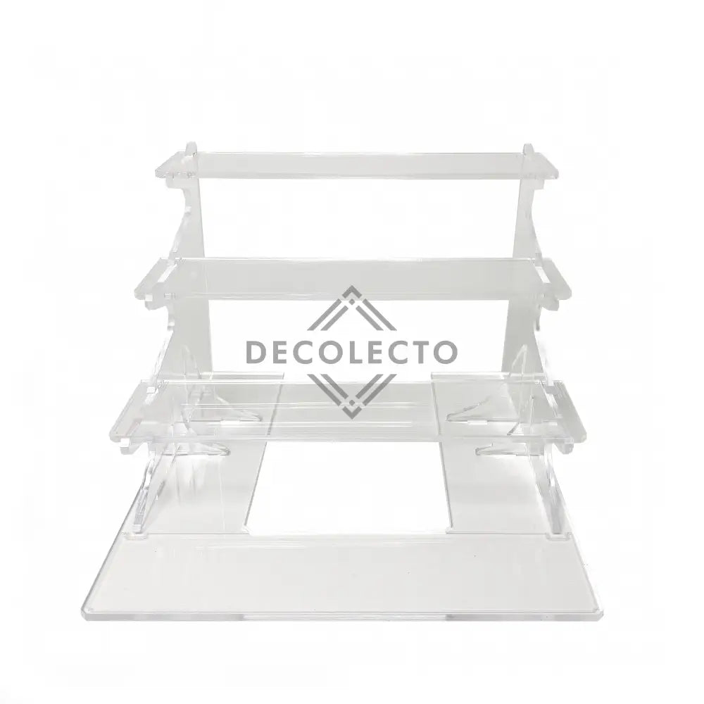 Grada para Brickheadz™ (4 pisos - 16 figuras)-acrilico-exhibidor-caja-case-Decolecto