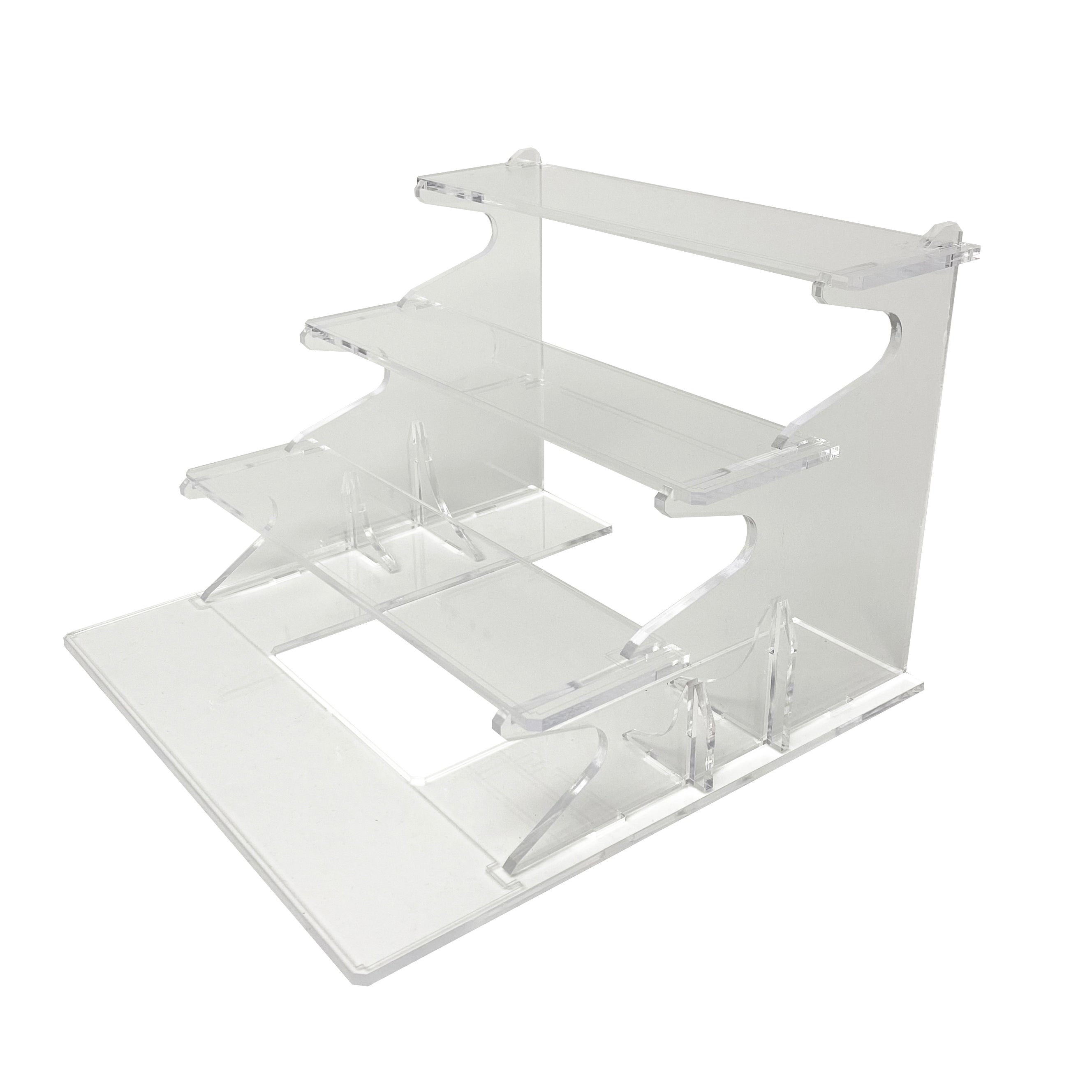 Grada para Brickheadz™ (4 pisos - 16 figuras)-acrilico-exhibidor-caja-case-Decolecto