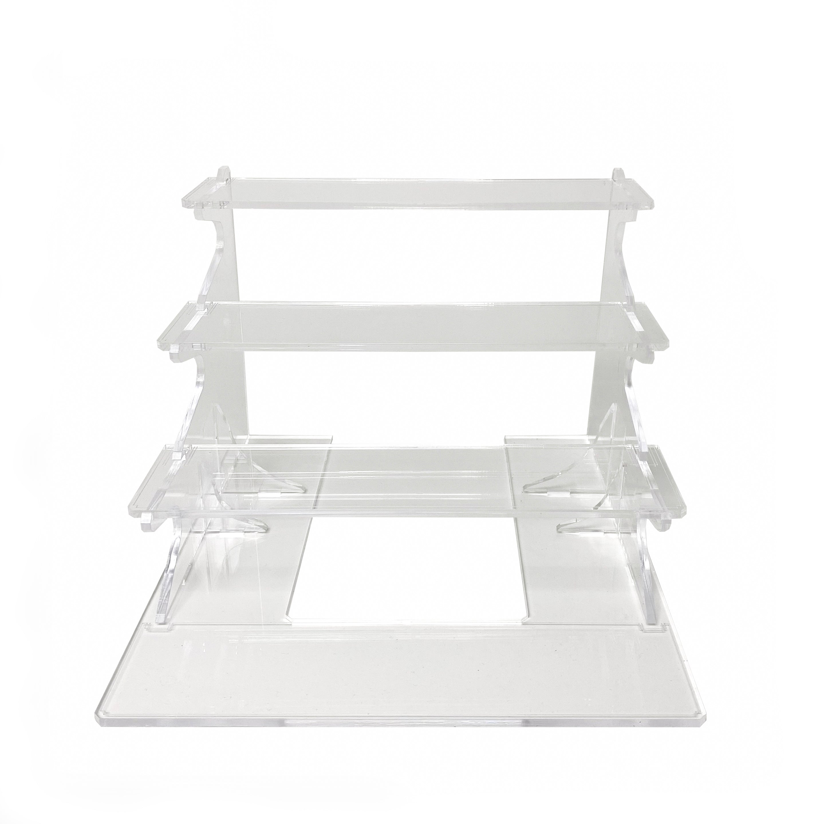 Grada para Brickheadz™ (4 pisos - 16 figuras)-acrilico-exhibidor-caja-case-Decolecto