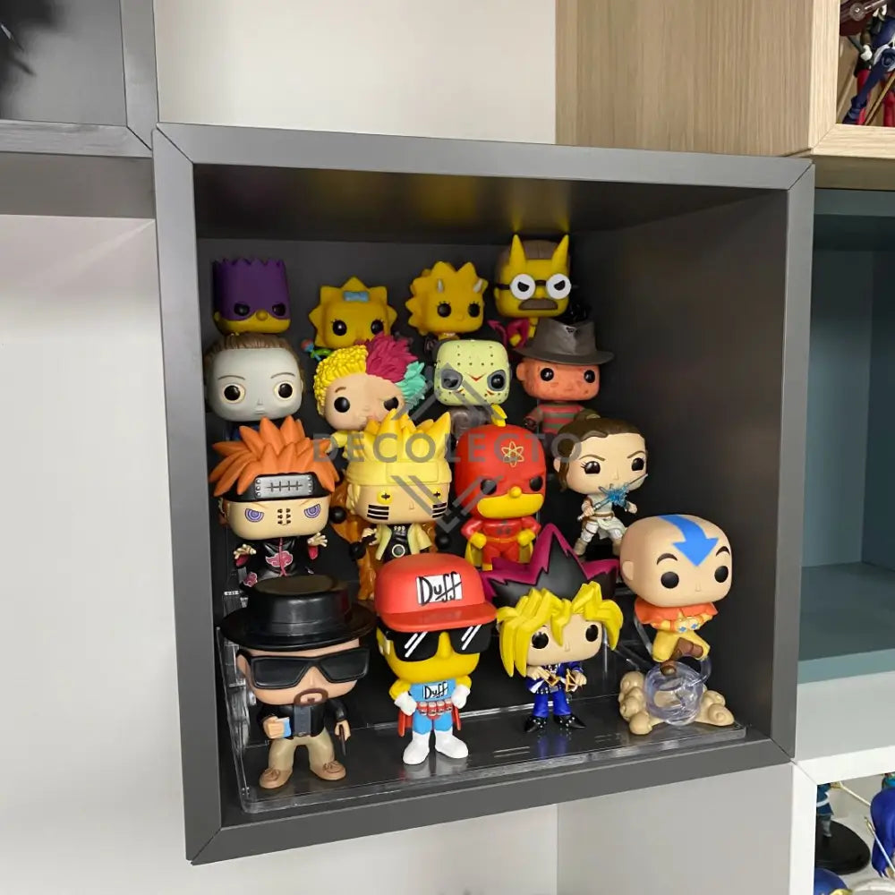 Grada para Funko Pop® de 4 Pisos-acrilico-exhibidor-caja-case-Decolecto