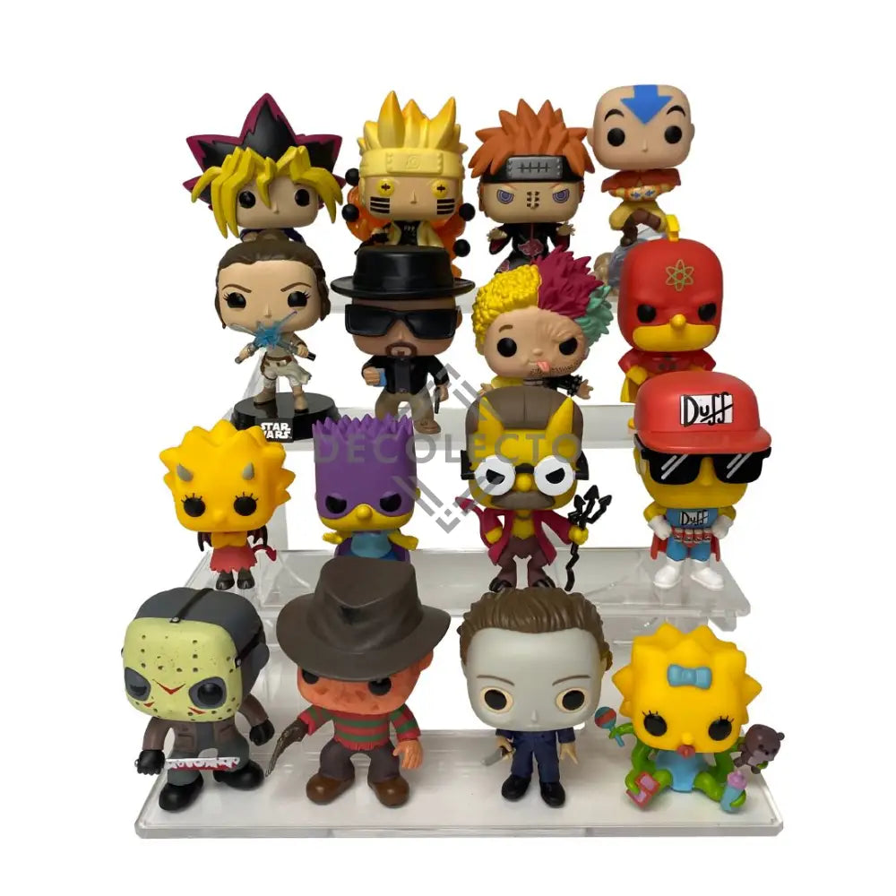 Grada para Funko Pop® de 4 Pisos-acrilico-exhibidor-caja-case-Decolecto