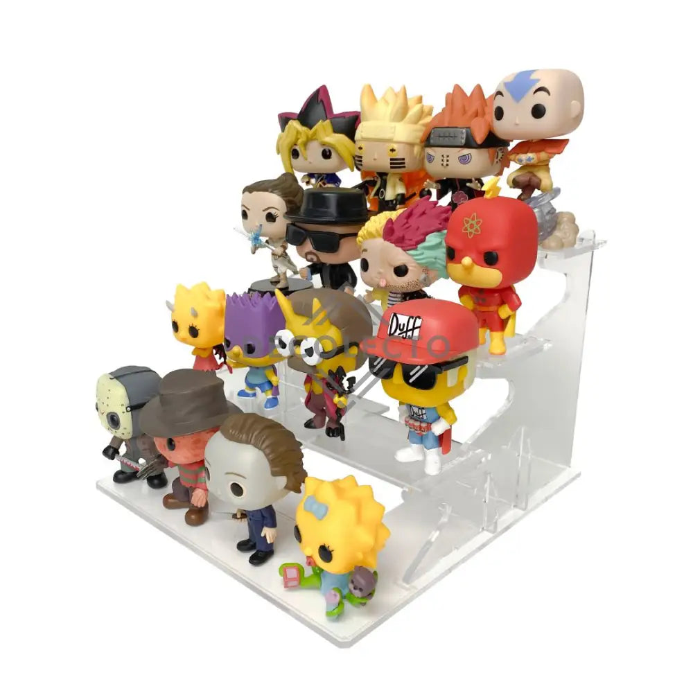 Grada para Funko Pop® de 4 Pisos-acrilico-exhibidor-caja-case-Decolecto