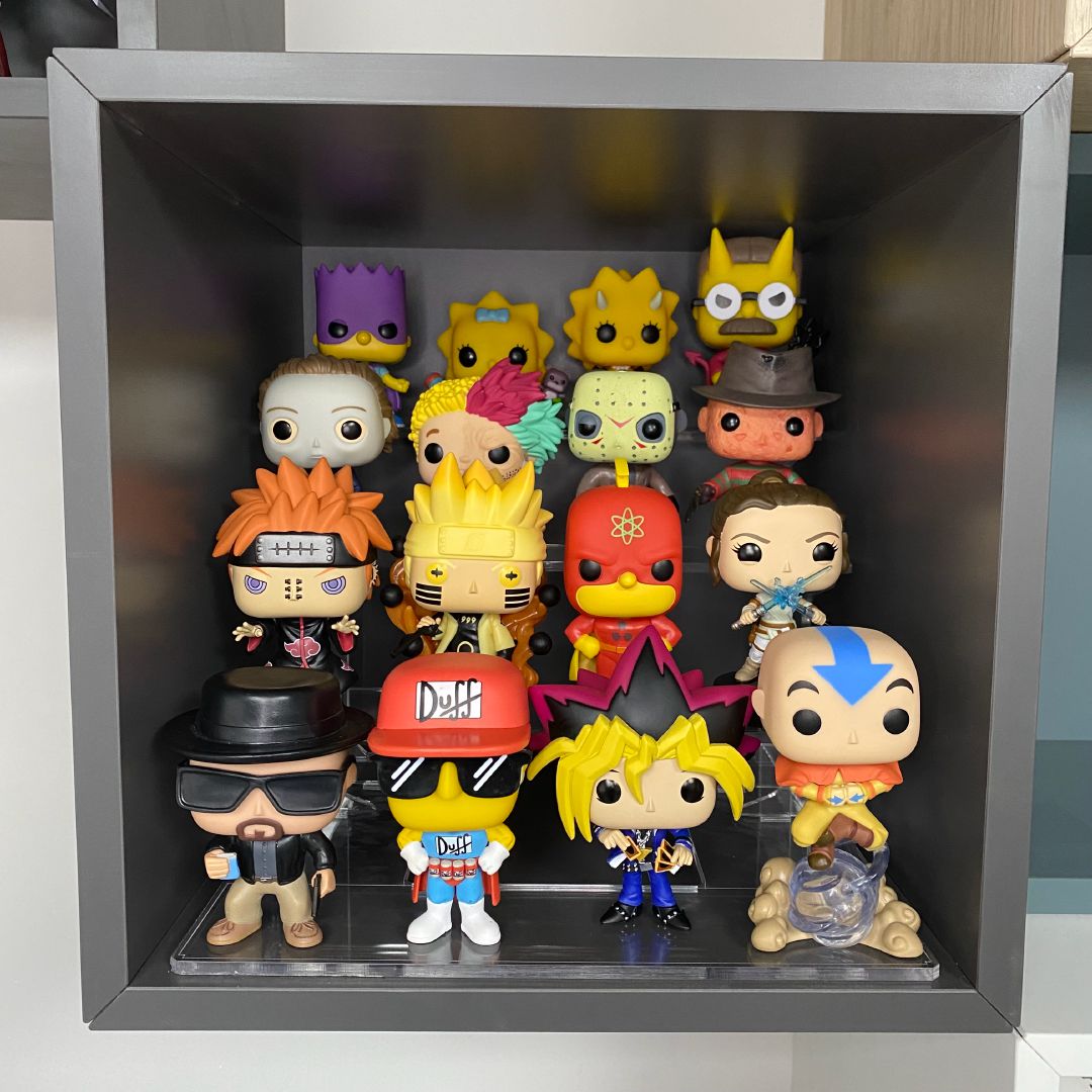 Grada para Funko Pop® de 4 Pisos-acrilico-exhibidor-caja-case-Decolecto