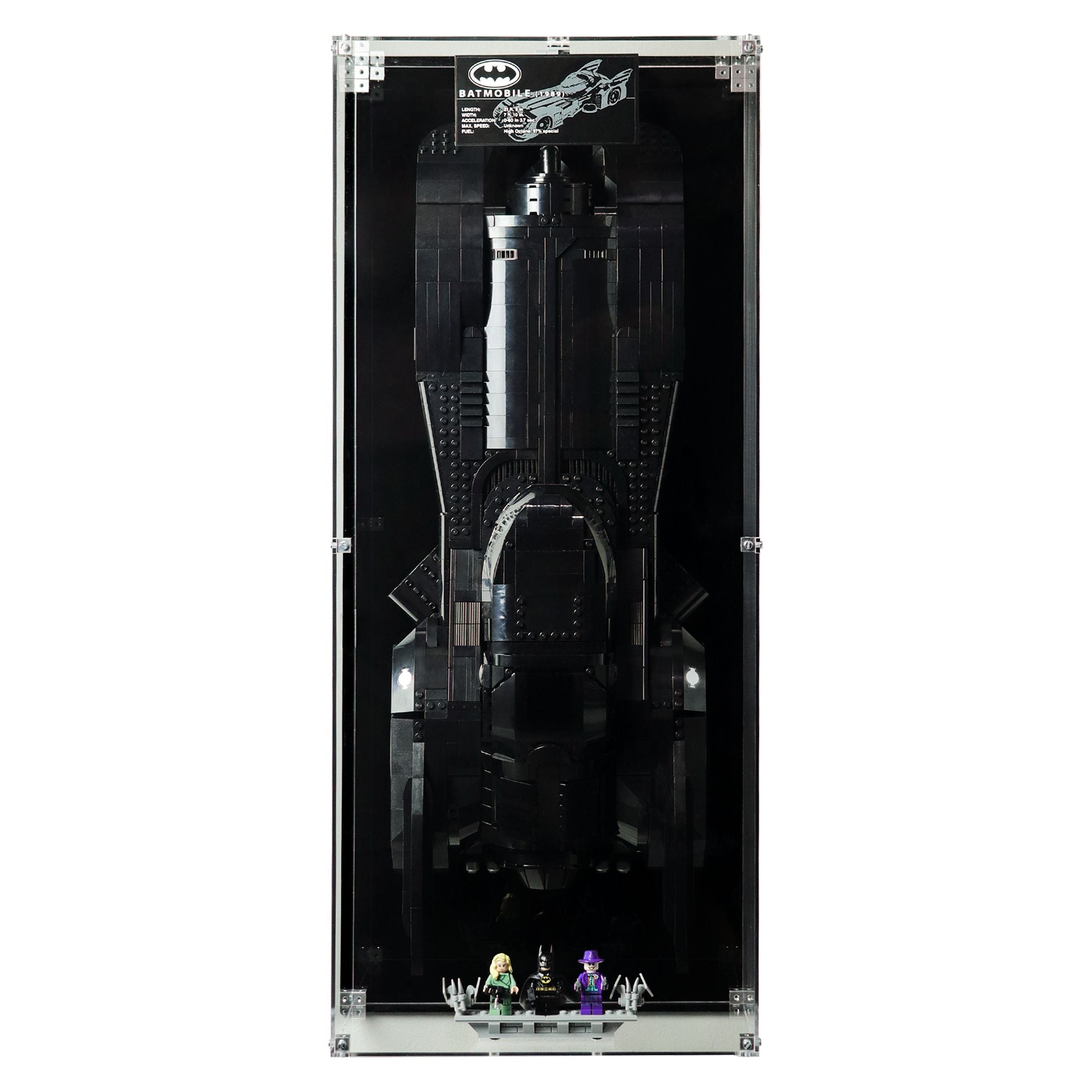 Protector de Pared para 1989 Batmobile™ (76139)-acrilico-exhibidor-caja-case-Decolecto