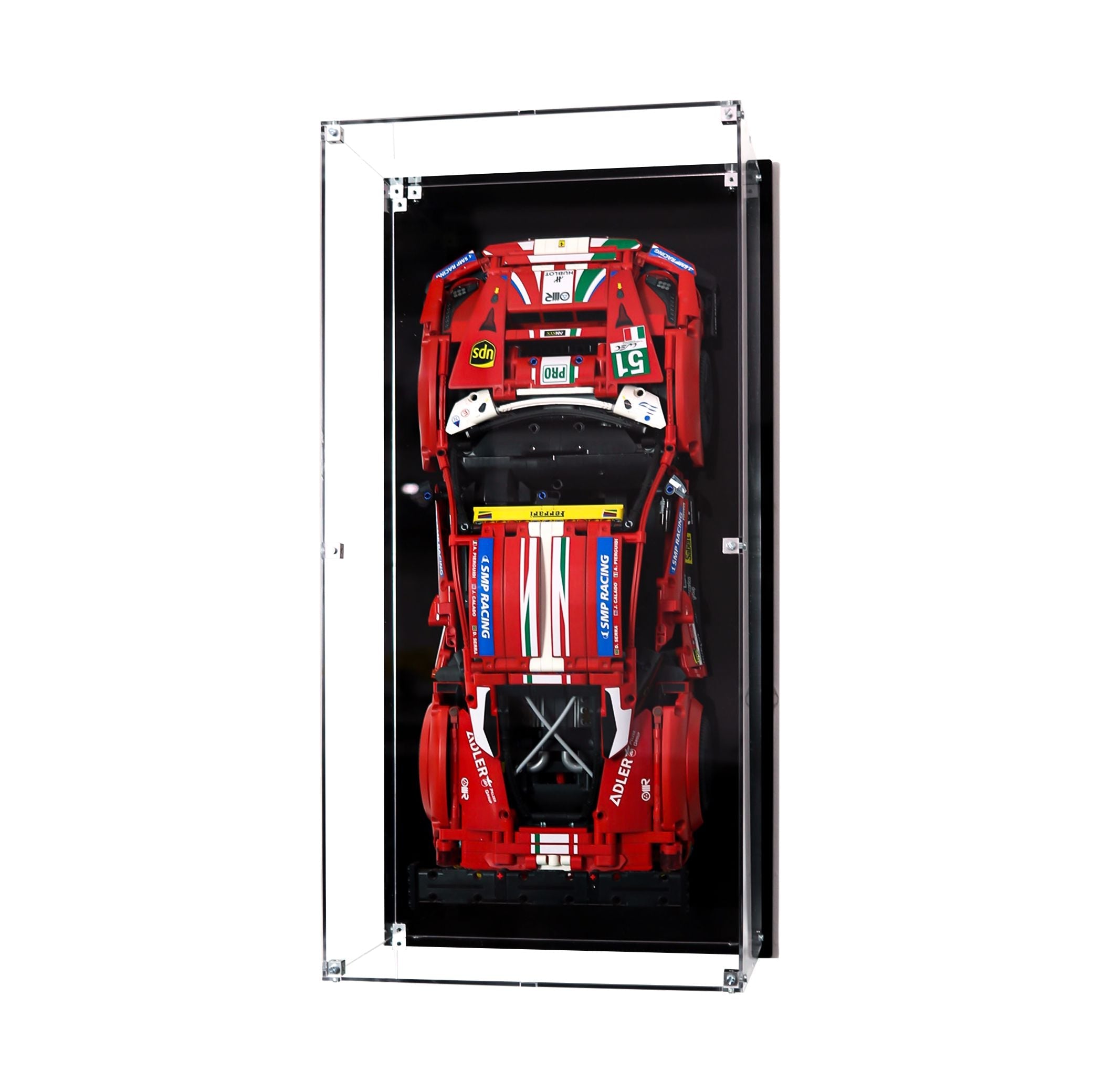 Protector de Pared para Ferrari 488 GTE (42125)-acrilico-exhibidor-caja-case-Decolecto