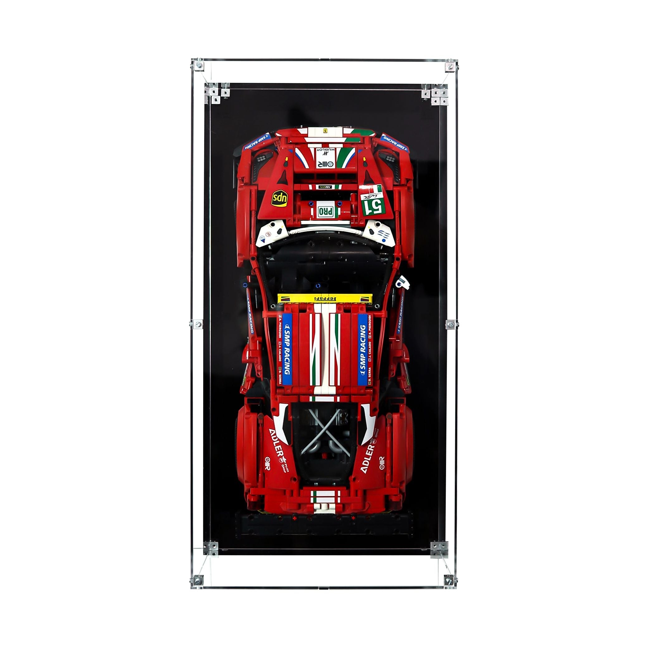 Protector de Pared para Ferrari 488 GTE (42125)-acrilico-exhibidor-caja-case-Decolecto