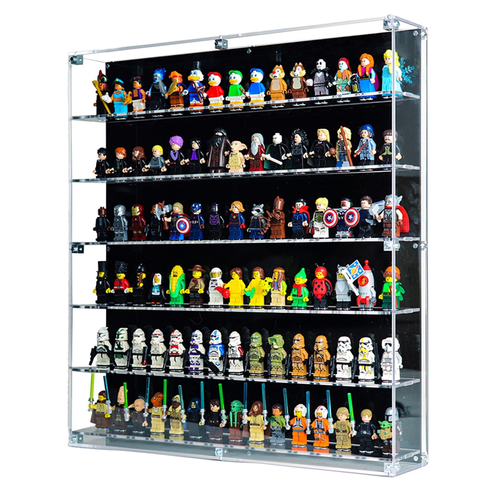 Protector de Pared para MiniFiguras™ LEGO® (15 Ancho)-acrilico-exhibidor-caja-case-Decolecto