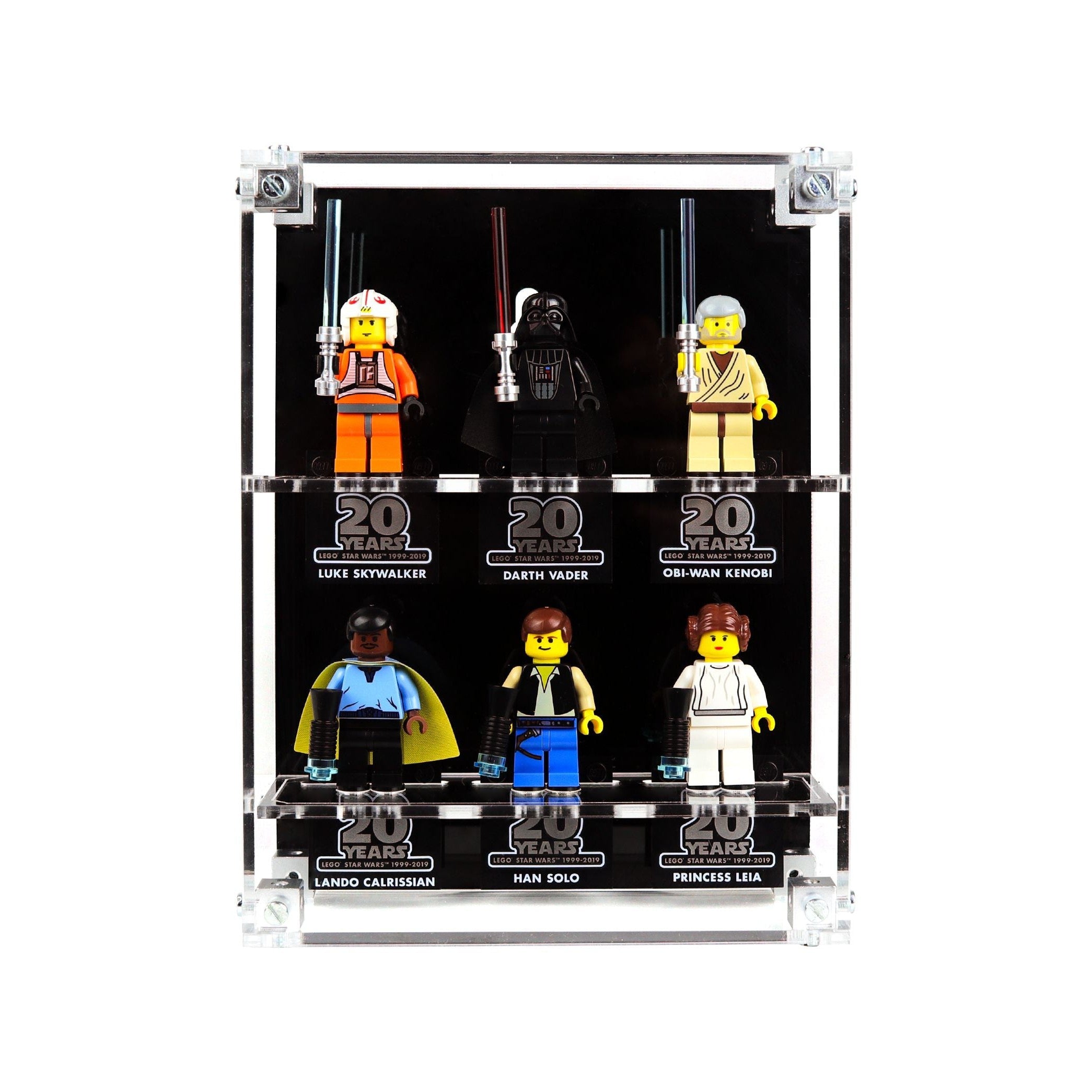Protector de Pared para MiniFiguras™ LEGO® (3 Ancho)-acrilico-exhibidor-caja-case-Decolecto