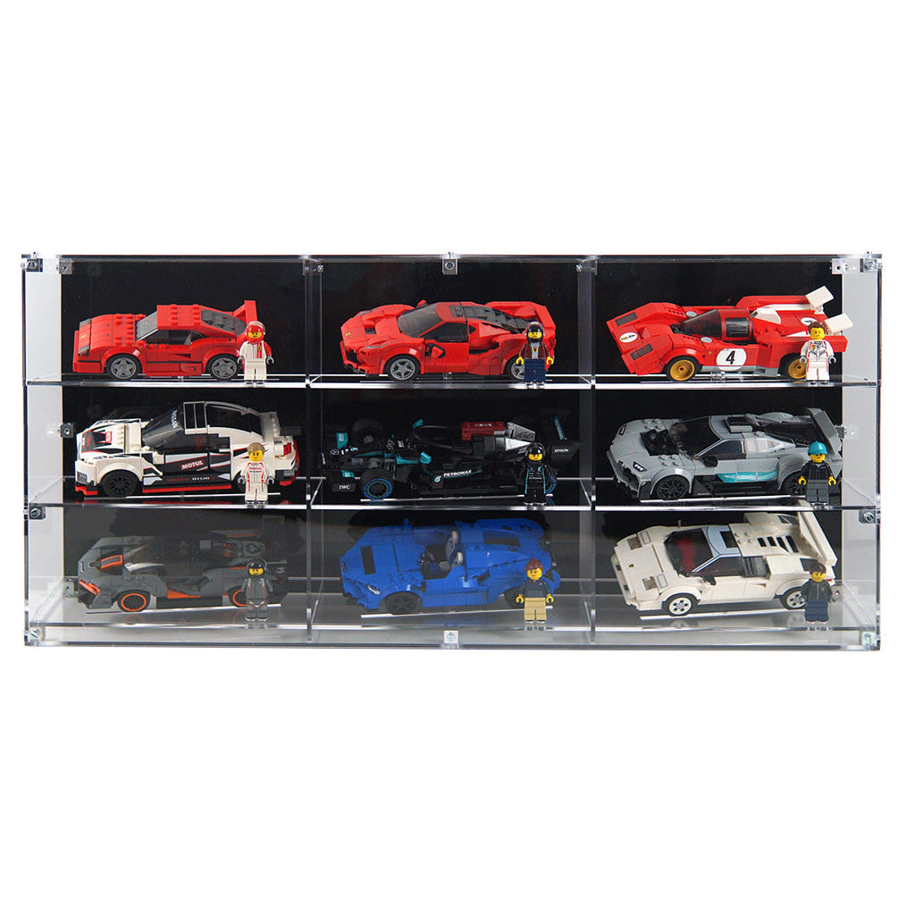 Vitrina de Pared para Speed Champions™ (3 x 3 Niveles)