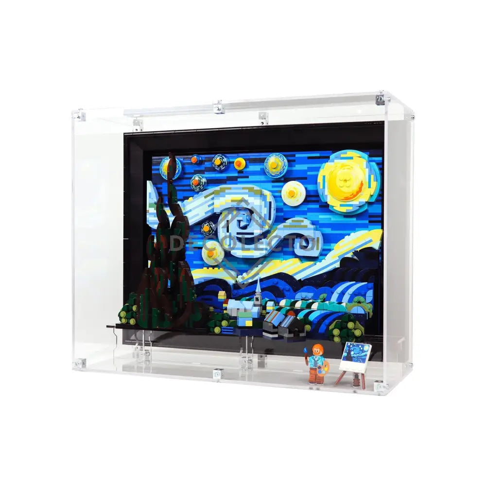 Protector de Pared para Vincent Van Gogh: Starry Night (21333)-acrilico-exhibidor-caja-case-Decolecto