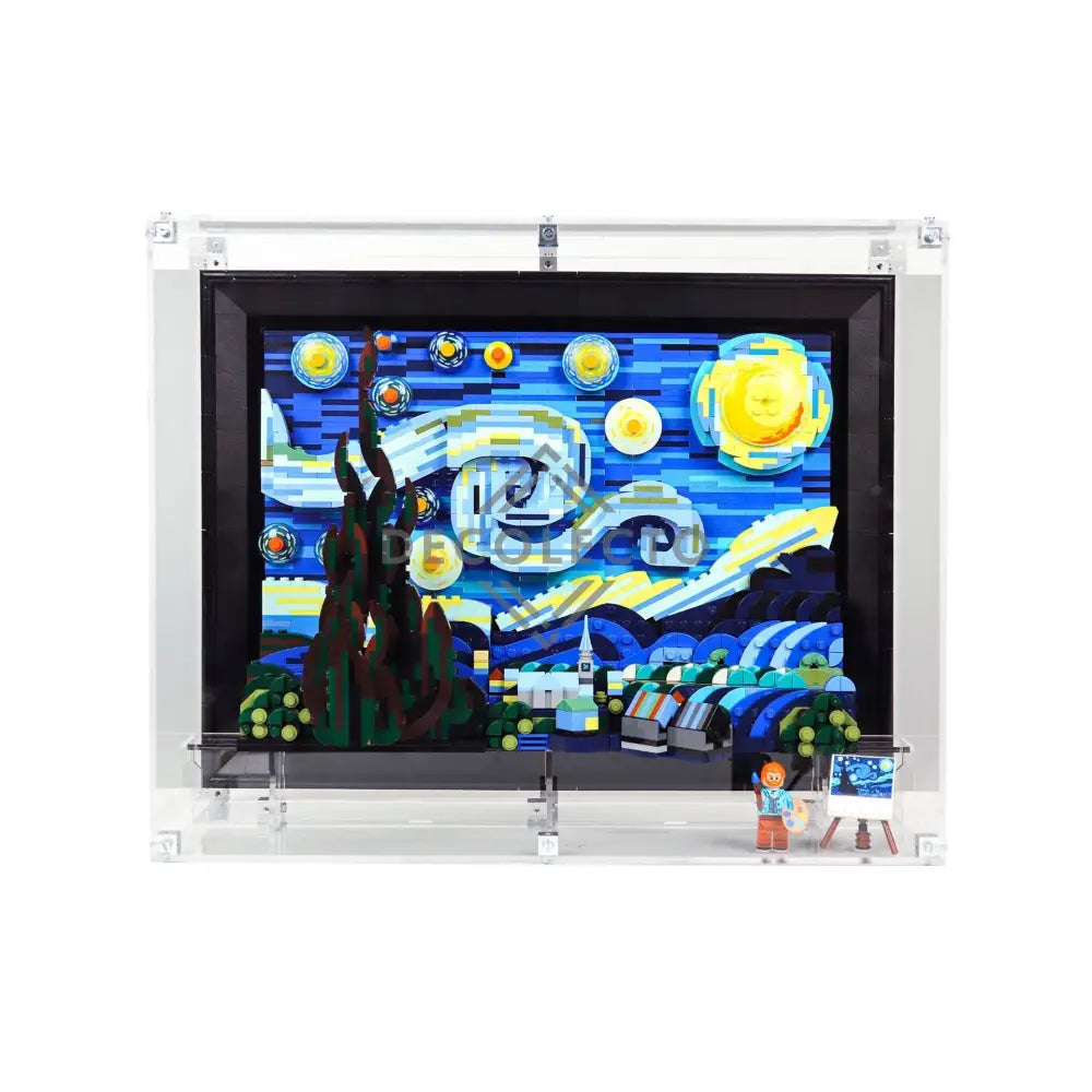 Protector de Pared para Vincent Van Gogh: Starry Night (21333)-acrilico-exhibidor-caja-case-Decolecto