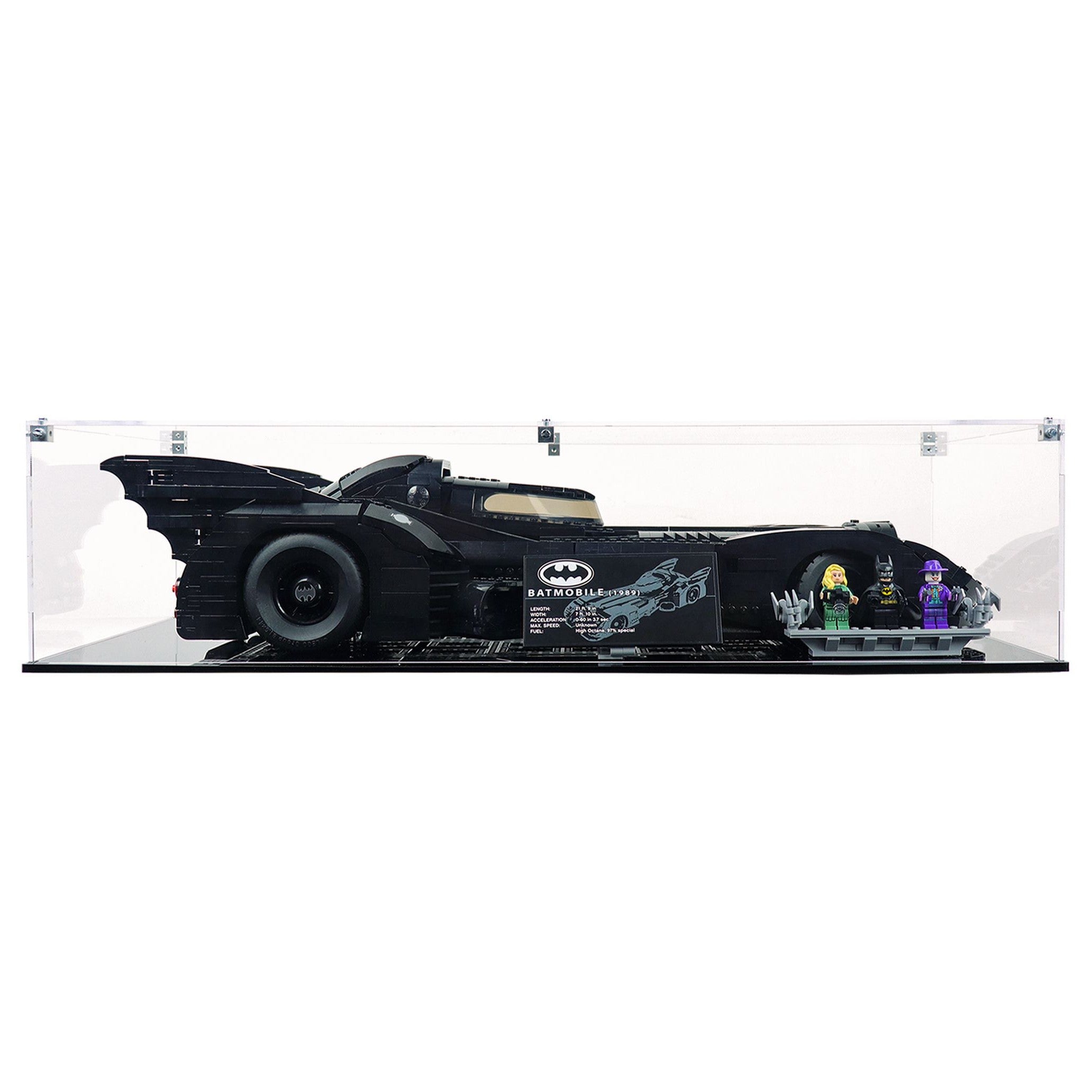 Protector para 1989 Batmobile™ (76139)-acrilico-exhibidor-caja-case-Decolecto