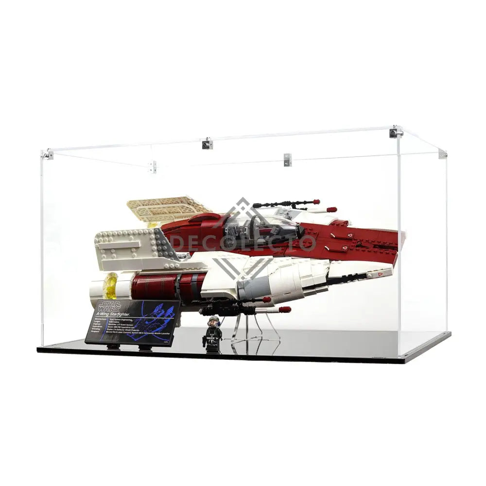 Protector para A-Wing Starfighter (75275)-acrilico-exhibidor-caja-case-Decolecto