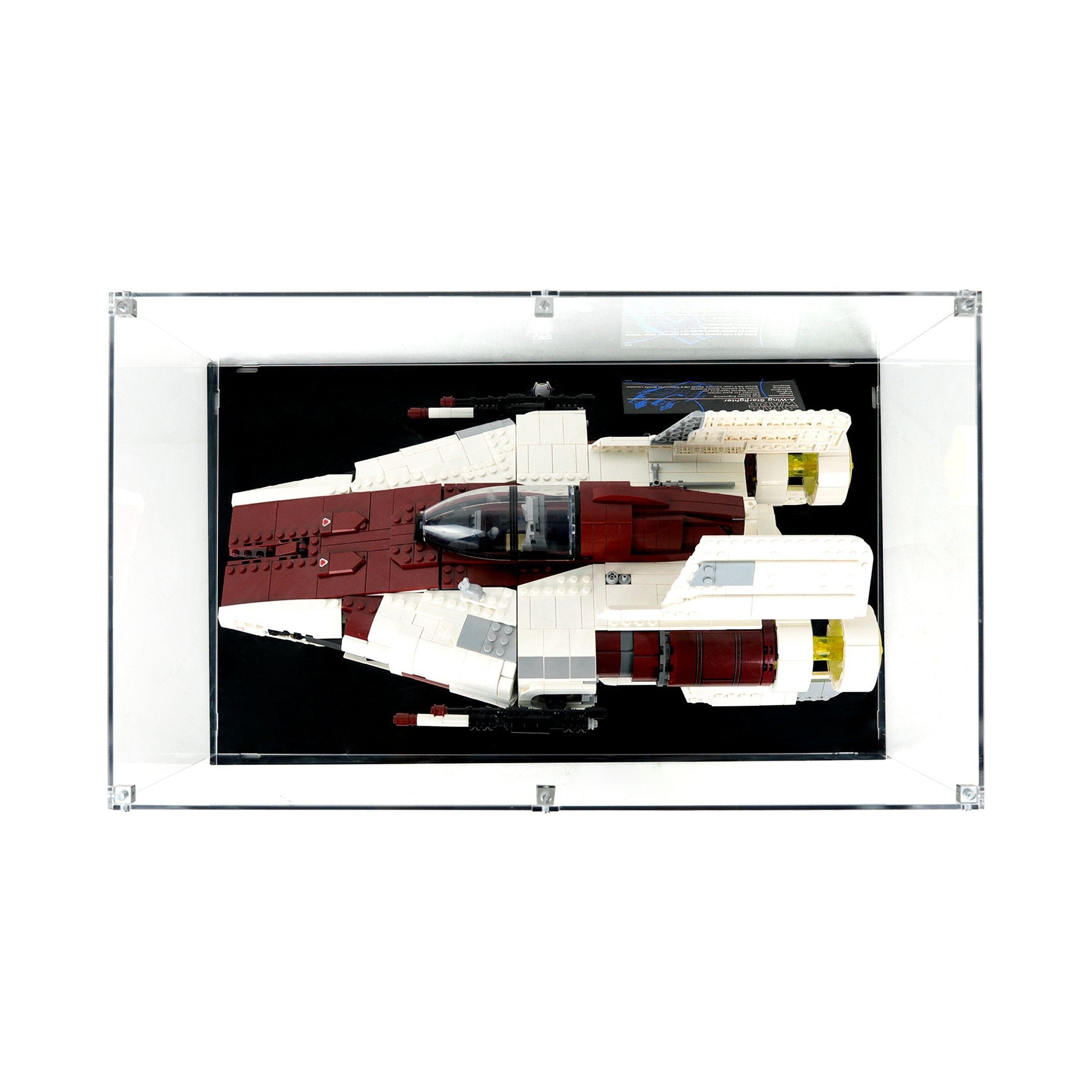 Protector para A-Wing Starfighter (75275)-acrilico-exhibidor-caja-case-Decolecto