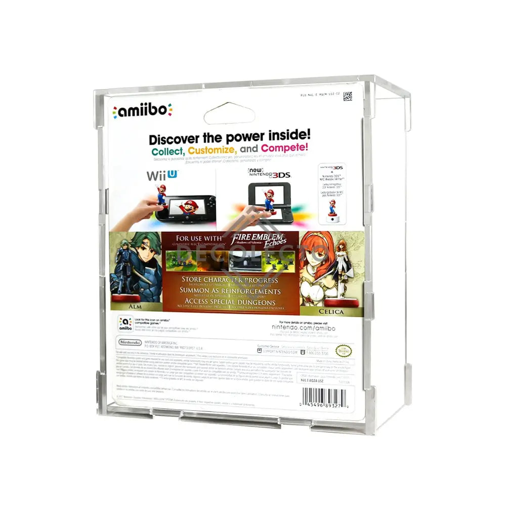 Protector para Amiibo™ Alm & Celica-acrilico-exhibidor-caja-case-Decolecto