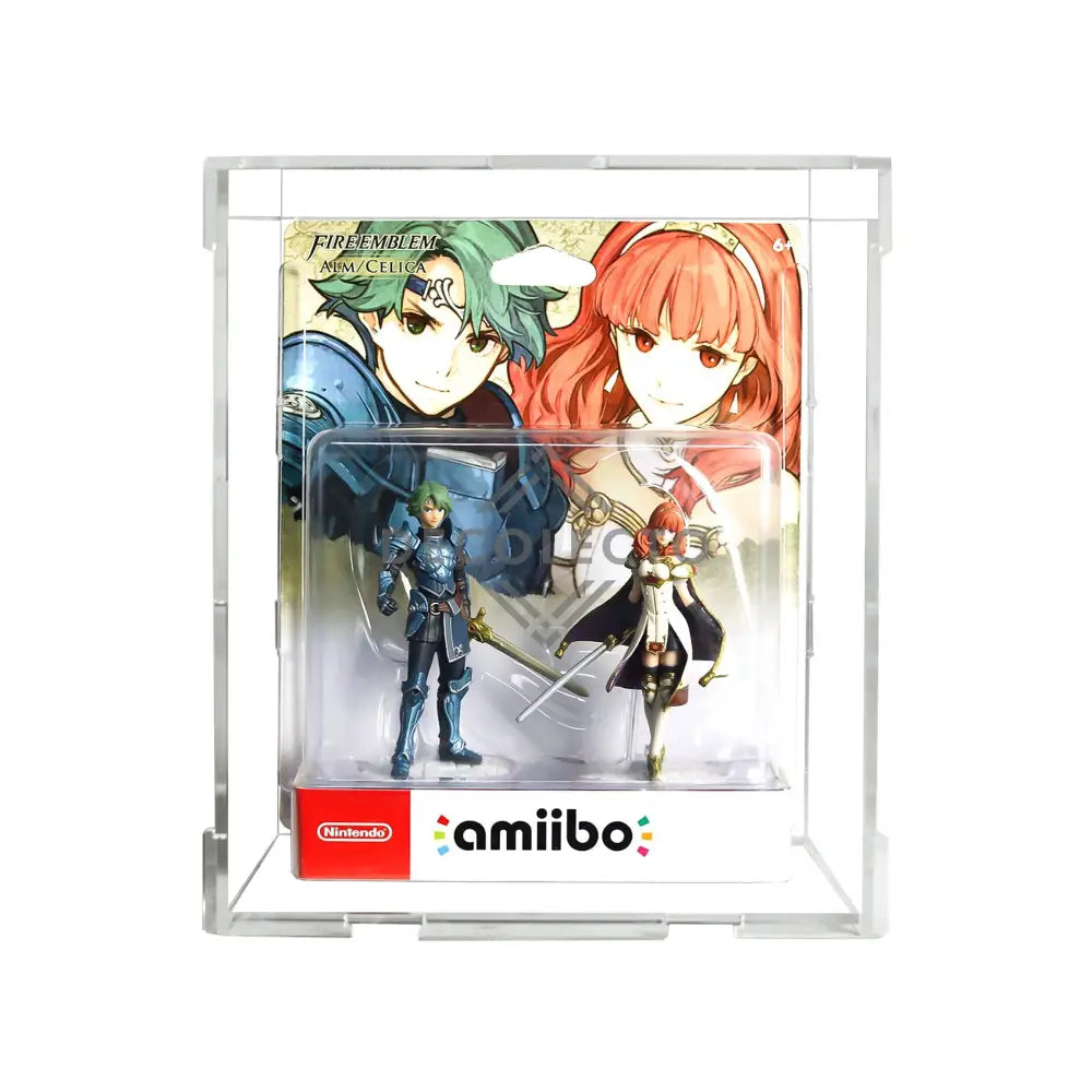 Protector para Amiibo™ Alm & Celica-acrilico-exhibidor-caja-case-Decolecto