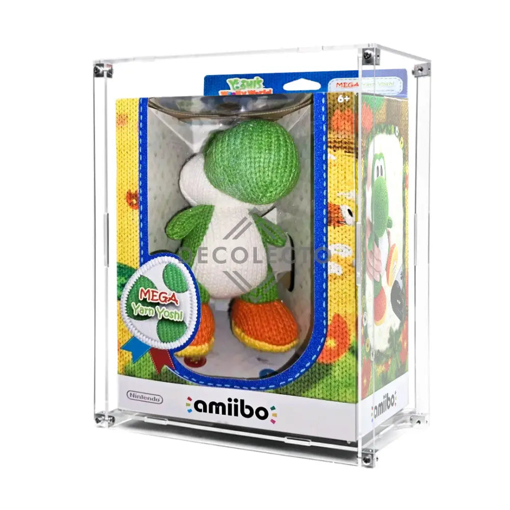 Protector para Amiibo™ Mega Yarn Yoshi - Woolly World Case Acrílico