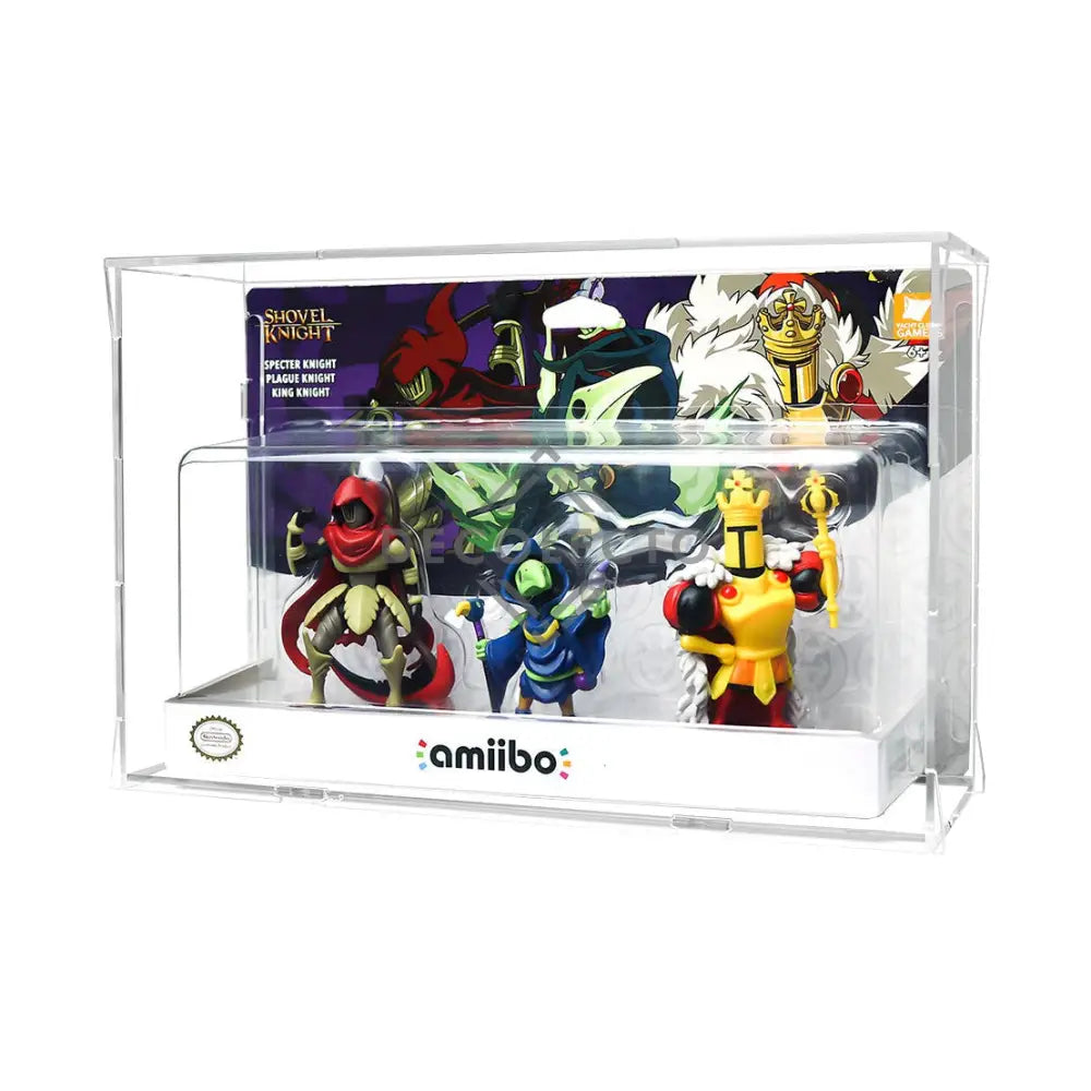 Protector para Amiibo™ Shovel Knight - Bosses-acrilico-exhibidor-caja-case-Decolecto
