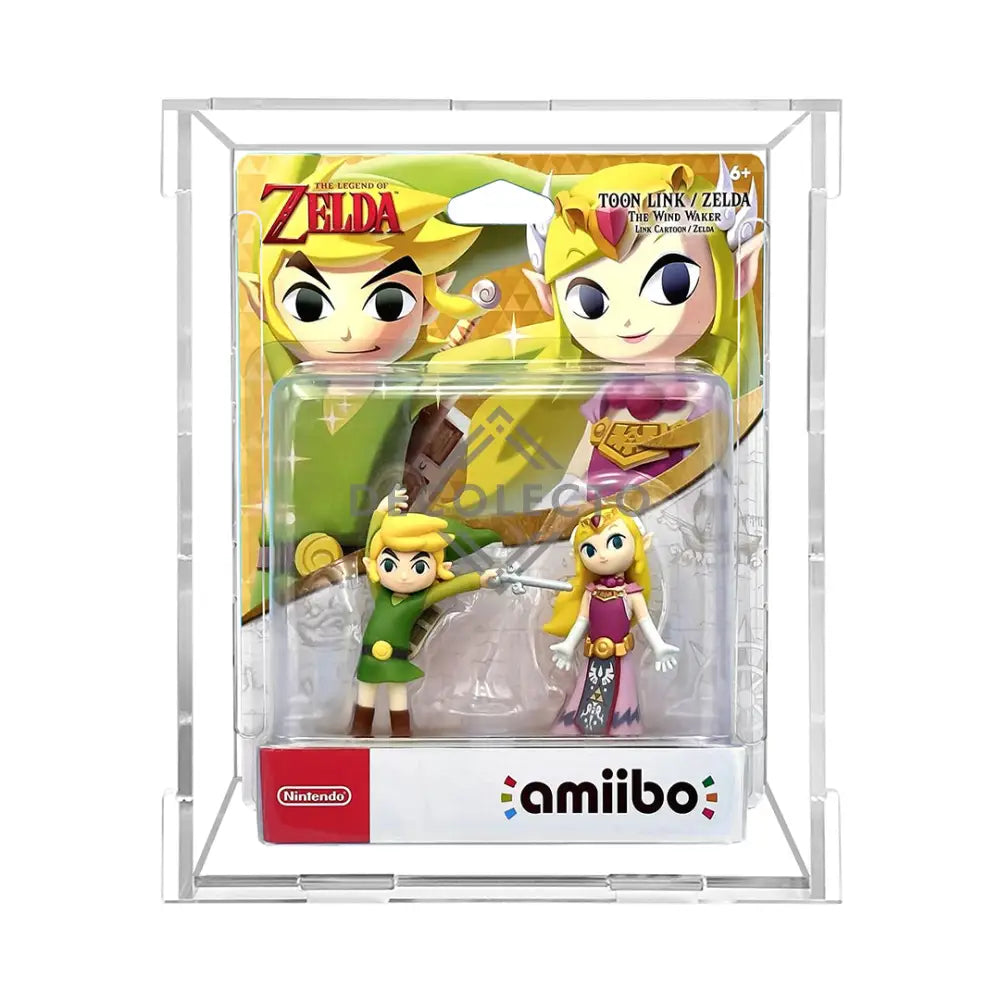 Protector para Amiibo™ Toon Link & Zelda Case Acrílico