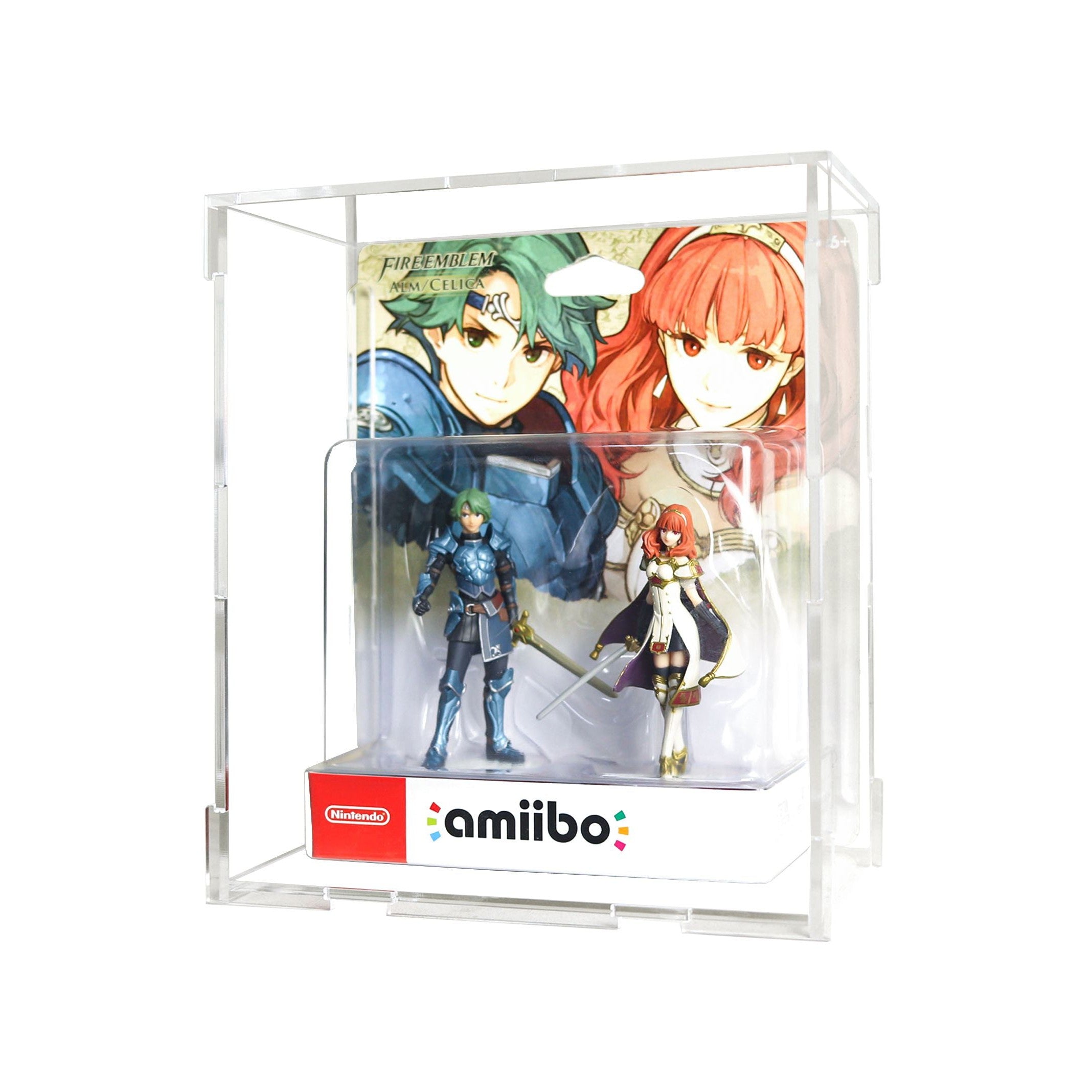 Protector para Amiibo™ Alm & Celica-acrilico-exhibidor-caja-case-Decolecto