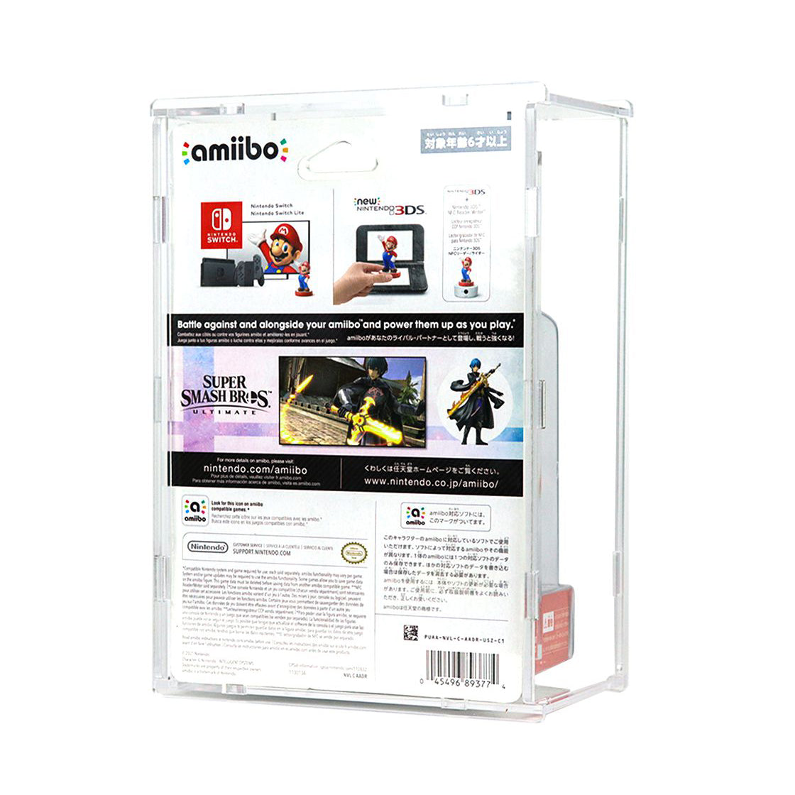 Protector para Amiibo™-acrilico-exhibidor-caja-case-Decolecto
