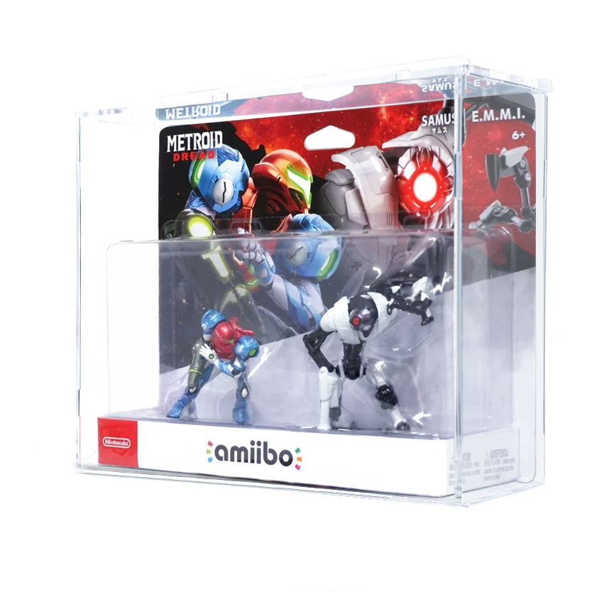 Protector para Amiibo™ Samus & E.M.M.I.-acrilico-exhibidor-caja-case-Decolecto