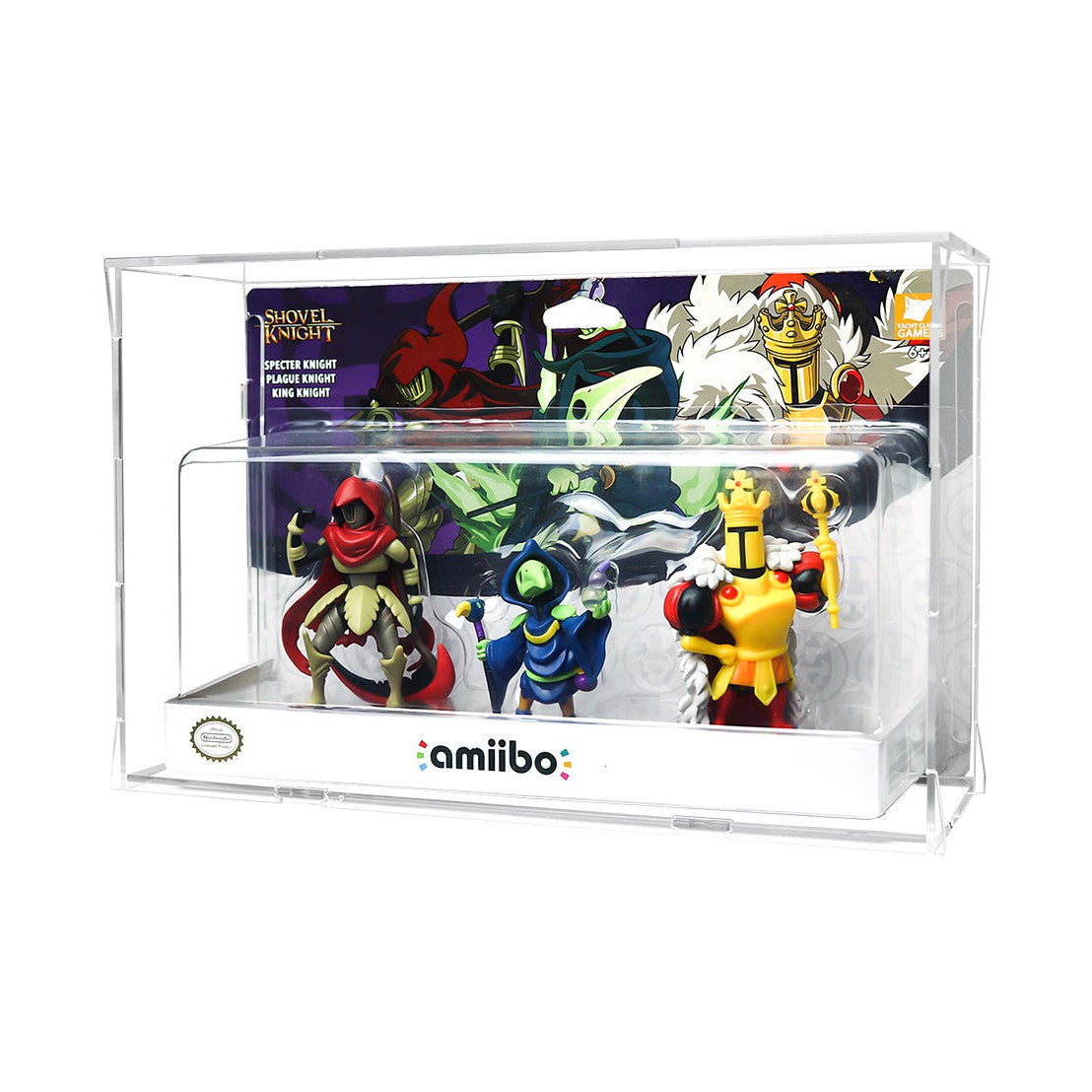 Protector para Amiibo™ Shovel Knight - Bosses-acrilico-exhibidor-caja-case-Decolecto