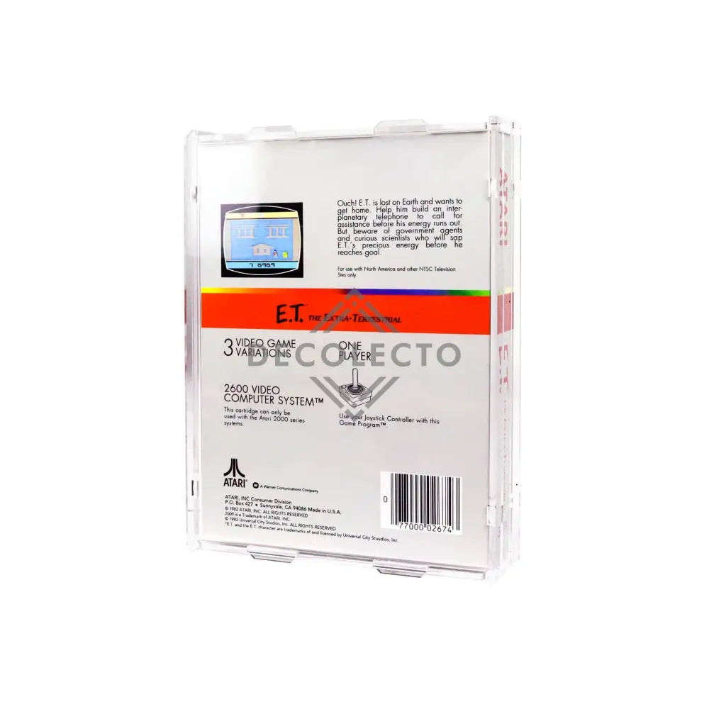 Protector para Atari 2600 (Caja)-acrilico-exhibidor-caja-case-Decolecto