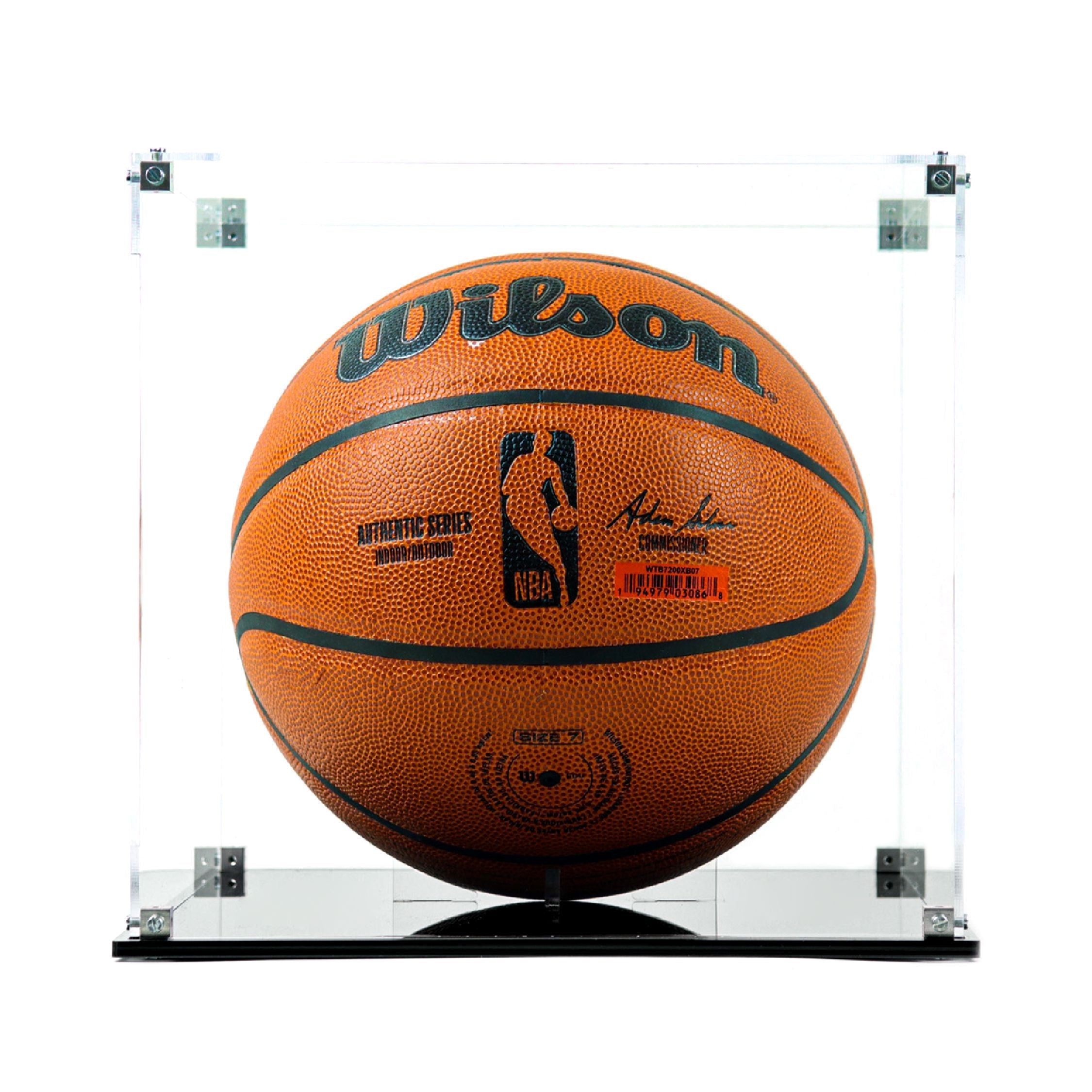 Protector para Balón Basketball-acrilico-exhibidor-caja-case-Decolecto