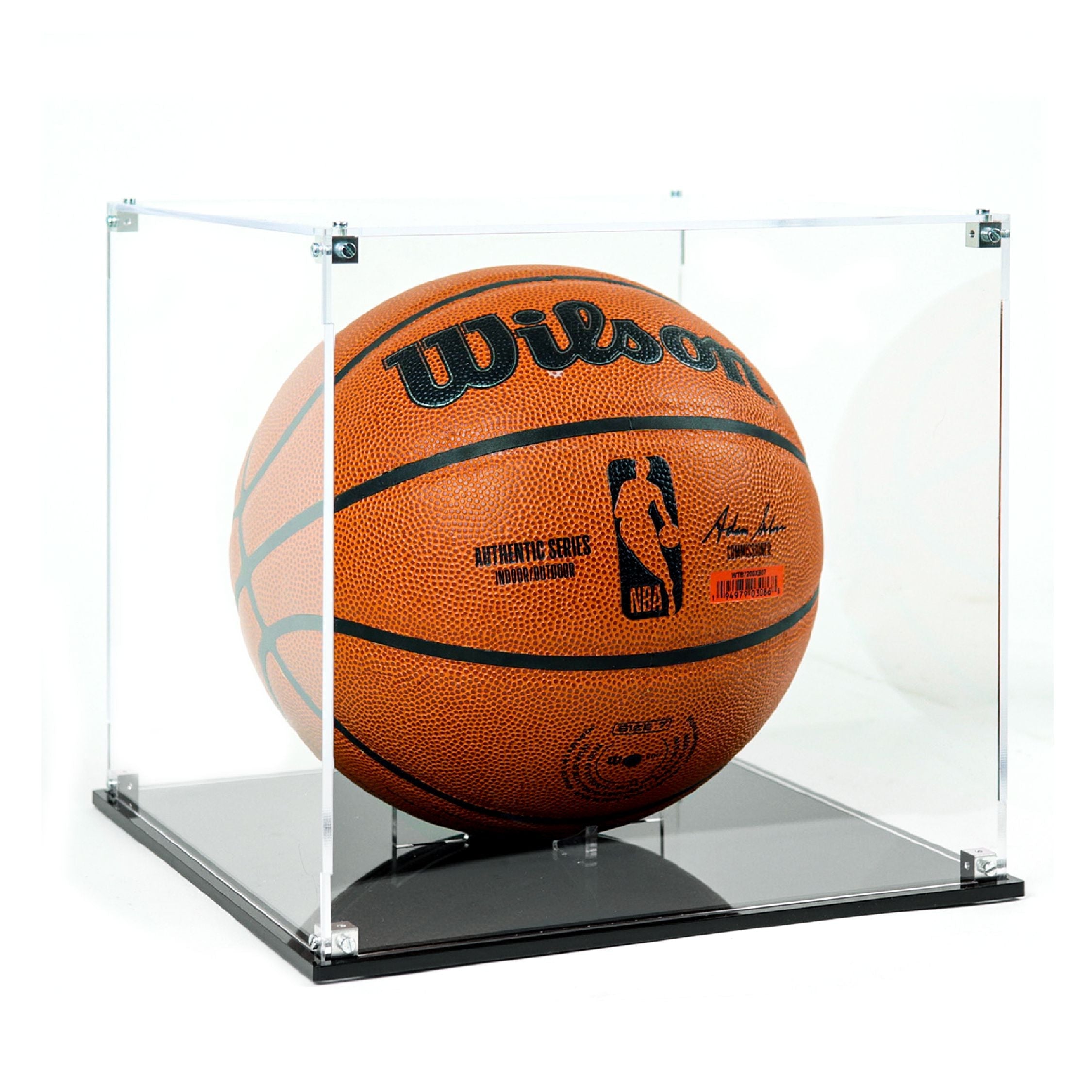 Protector para Balón Basketball-acrilico-exhibidor-caja-case-Decolecto