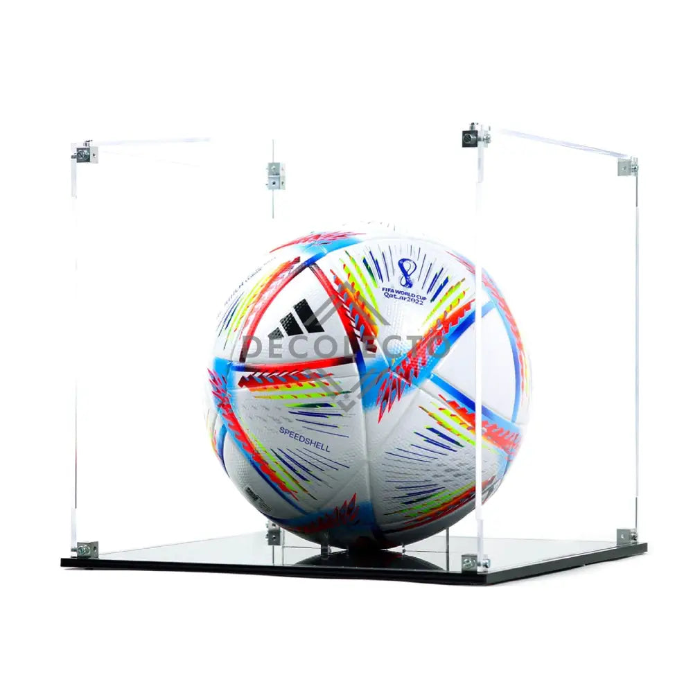 Protector para Balón Football Soccer-acrilico-exhibidor-caja-case-Decolecto