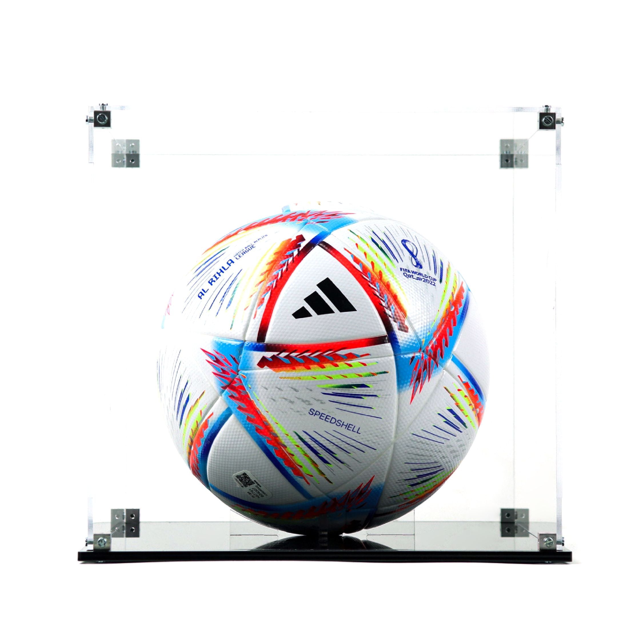 Protector para Balón Football Soccer-acrilico-exhibidor-caja-case-Decolecto
