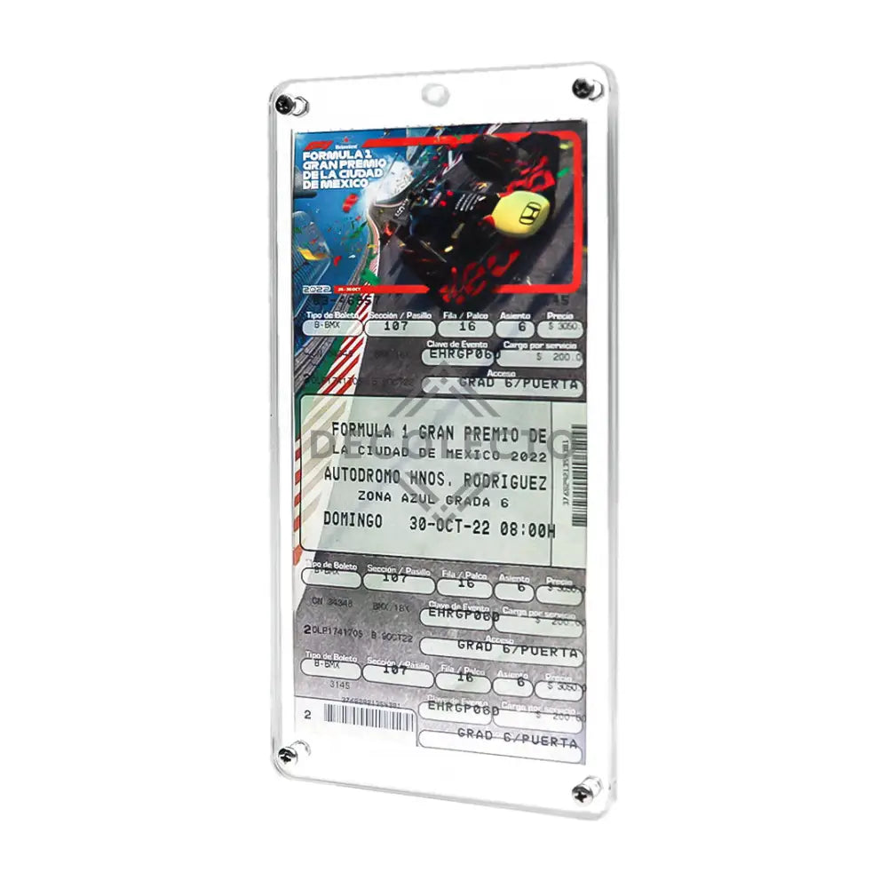 Protector para Boletos de Ticketmaster® Display Exhibidor